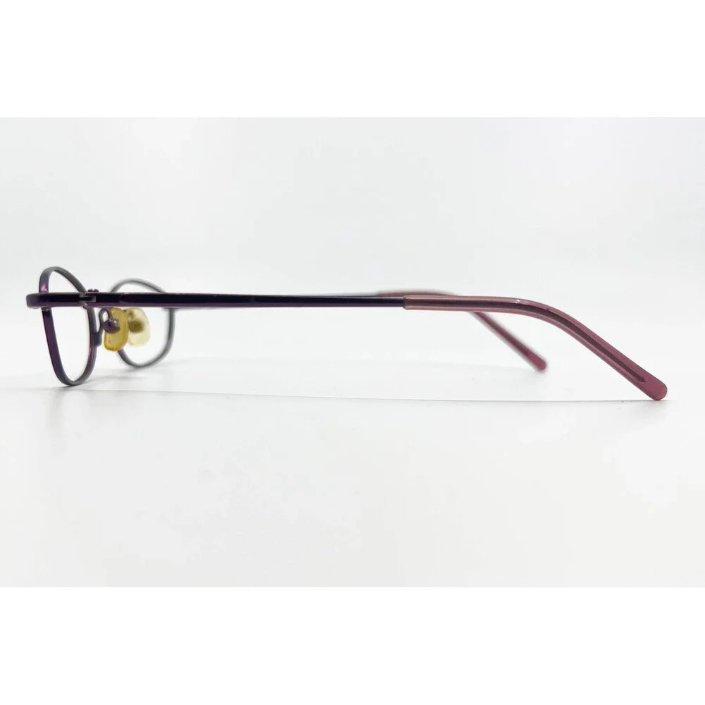 Silver Dollar Eyeglasses Kids Purple KC1301 Color #2 Metal Oval 44-17-125